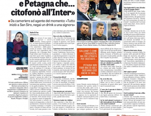 Giuseppe Riso intervistato dalla Gazzetta Dello Sport